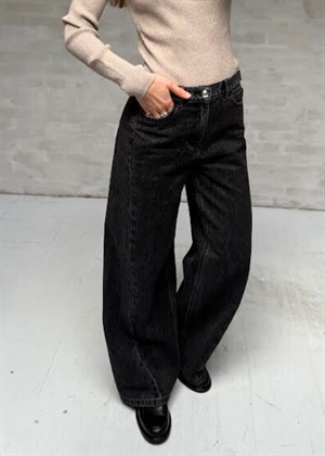 Moji Birgit mw wide jeans Black Denim Object 